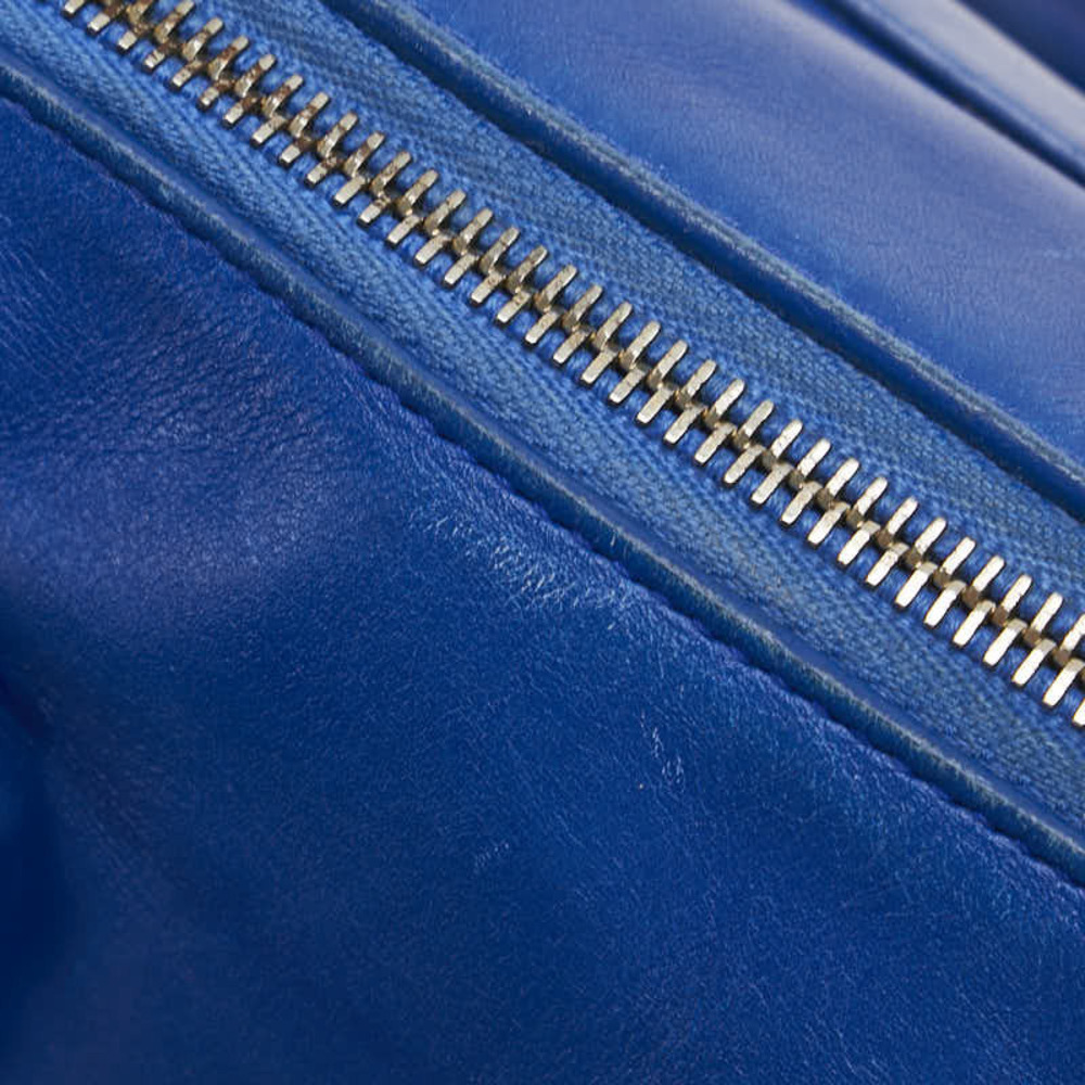 Saint Laurent Classic Baby Duffle bag cobalt blue calfskin leather - Picture 6 of 9
